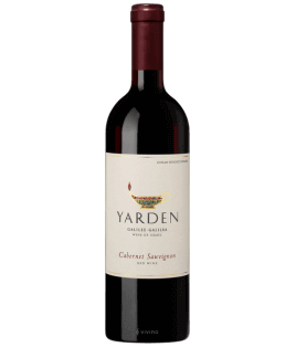 Vin rouge du plateau du Golan (colonie israélienne) - Galilée - Golan Heights - Cuvée Yarden Cabernet Sauvignon