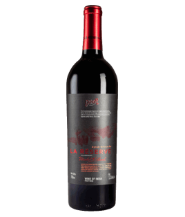 Vin rouge indien - Maharashtra / Karnataka Region - Grover Zampa - Cuvée Reserve Rouge - Syrah Grenache