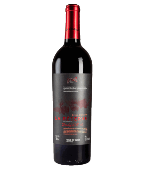 Vin rouge indien - Maharashtra / Karnataka Region - Grover Zampa - Cuvée Reserve Rouge - Syrah Grenache